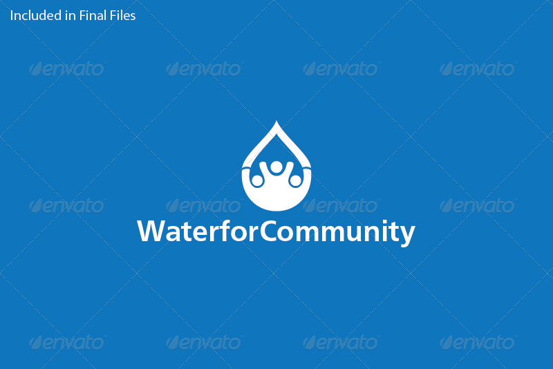 Water for Community Logo Template, Logo Templates GraphicRiver